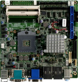   AAEON Mini-ITX EMB-QM67  Intel Core i7/i5    