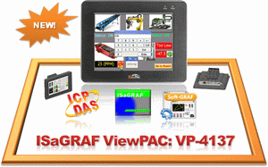 Новая панель оператора VP-4137 серии ViewPAC от ICP DAS