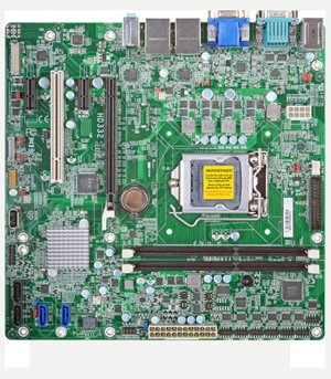 Промышленная материнская плата HD332-H81 с поддержкой процессоров 4-го поколения Intel Core от компании DFI.