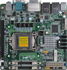SB102-D- Mini-ITX процессорная плата от компании DFI