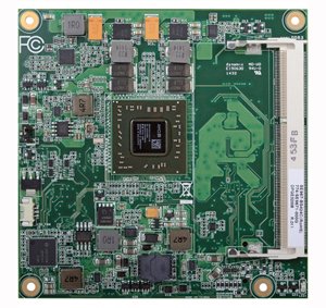Компактная процессорная плата SE967 формата Com Express Compact на базе процессоров AMD Embedded G-серии SoC от компании DFI.