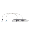 59380000290E Планка с двумя PS/2 разъёмами для монтажа в корпус для плат SBC, SHB, Axiomtek